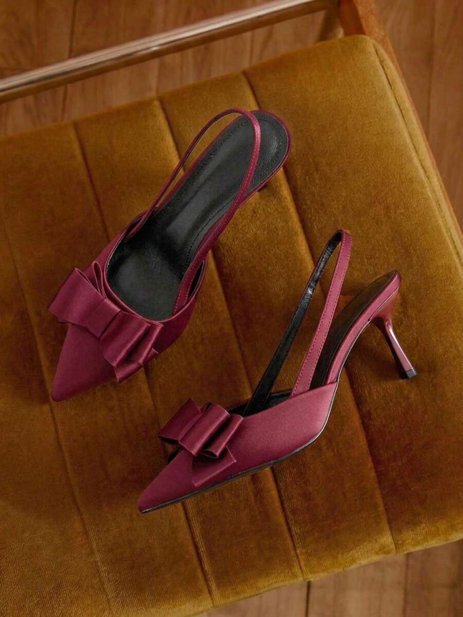 时尚百搭尖头低帮高跟鞋，时尚职业女鞋，优雅女士时尚一脚蹬高跟鞋