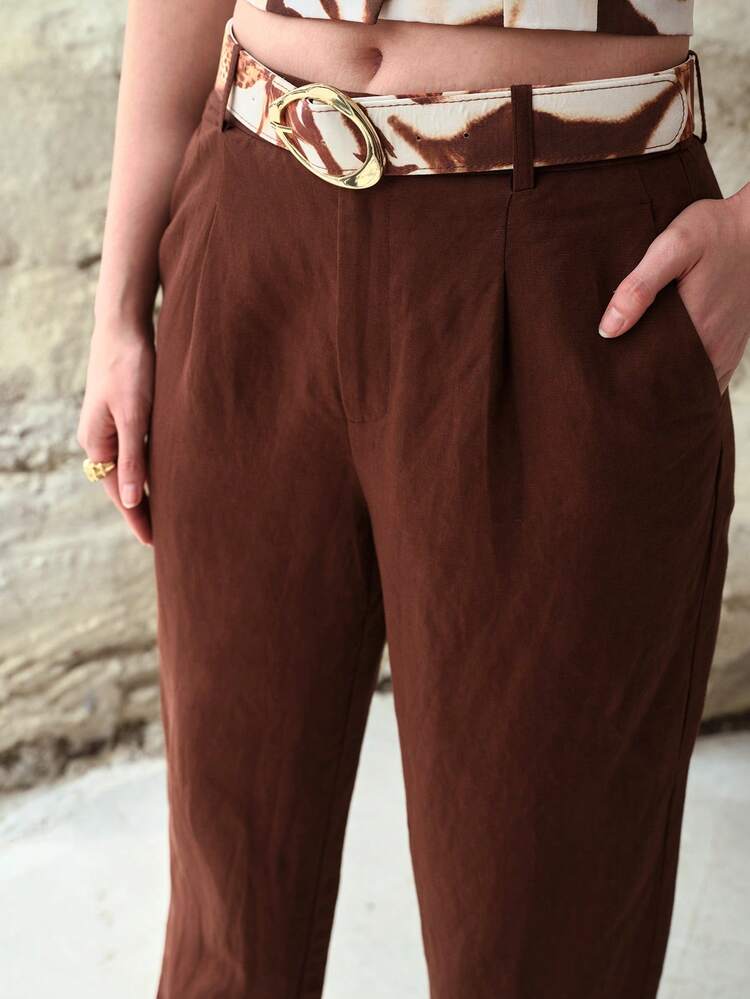 WOMEN'S LINEN BANANA PANTS, SPRING/SUMMER