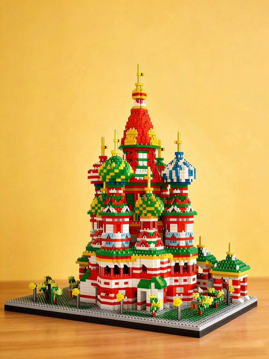 MINKOJA Bộ xếp hình thu nhỏ Lâu đài Công chúa & Nhà hát Opera Shell – Mô hình kiến trúc nổi tiếng 3D, Đồ chơi lắp ráp sưu tầm dành cho người lớn, Quà tặng Phục sinh, Ngày thiếu nhi, Đồ chơi xếp hình khác dành cho người lớn - Nhiều màu - Xem 1