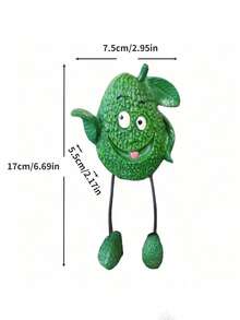 Joivida 1件，菠萝、香蕉、柠檬、橙子等水果造型可爱雕塑摆件，适合摆放在玄关书架、书桌、客厅茶几，也可用于情人节、感恩节、圣诞节、丰收节等节日装饰。 - 多色 - 查看 20