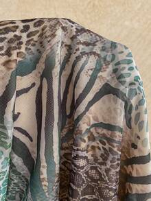 Soleia Women's Leopard Print Sexy Jumpsuit - Multicolor - View 7