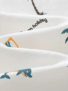 Cozy Pixies Bộ đồ 2 món cho bé trai họa tiết gấu hoạt hình, chất liệu mềm mại, cổ tròn, tay dài, áo len chui đầu và quần yếm. - Nhiều màu - Xem 3