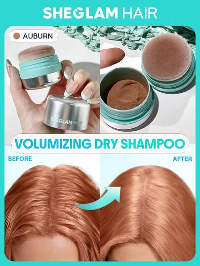 SHEGLAM HAIR ミントフレッシュボリュームアップドライシャンプー、ボリュームリフレッシュパウダー、瞬時に髪にボリューム、瞬時にふわふわ効果、強力なオイルコントロール、残留物なし、固まらない、白くならない、頭皮に優しい、フラットヘアを瞬時にリフレッシュ、目に見えない質感、旅行に便利、前髪レスキューやオーバーヘッドに最適 誕生日 贈り物 休日 ピンク 雰囲気 補う 旅行 学校 フェスティバル 薔薇 現在 女の子 魅力 ヘアケア 母の日 ファンシー ファッション レイブパーティー
