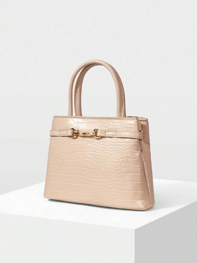 FASHION ALLIGATOR PATTERN HANDBAG