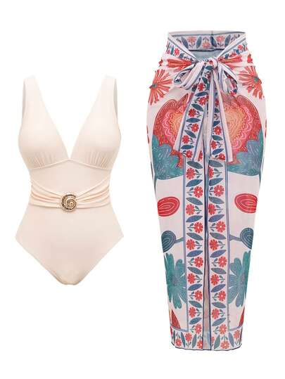 Swim Oasis 女士加粗肩带性感沙滩度假比基尼泳衣，夏季