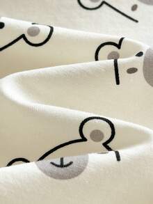 Cozy Pixies 2pcs Baby Boy Truck Pattern Knit Soft Round Neck Short Sleeve Pullover Top And Solid Color Elastic Waist Shorts Set - Multicolor - View 5