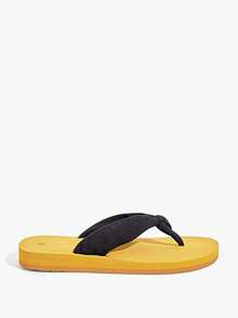 Grefit Chanclas de mujer, suela de alta elasticidad, suave y cómoda, con soporte de arco, sandalias gruesas antideslizantes, adecuadas para el hogar, la playa y las vacaciones - Negro - Ver 6