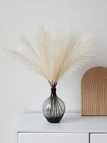 5/10/20/50 Cành Cỏ Pampas giả màu be, loại lớn, cao, xù, hoa giả, cỏ lau, cây giả trang trí phong cách Boho cho tiệc cưới, trang trí nhà cửa, phòng khách, phòng ngủ, cắm hoa, đạo cụ chụp ảnh DIY, trang trí mùa thu. - Màu be - Xem 9