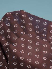 Aveloria Modichic New Stylish Design Casual Retro Printed Long Sleeve Stand Collar Tie Shirt - Multicolor - View 7