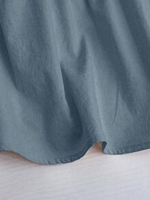 EMERY ROSE Camiseta de tirantes plisada de unicolor, versátil y elegante para salidas nocturnas, talla grande para mujer - Neblina azul - Ver 5