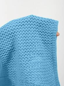 Mistrie 女士黄色吊带比基尼上衣和红色花卉蝴蝶结修身短裤两件套毛衣套装，性感度假装 - 淺藍色 - 查看 4