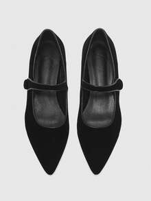CUCCOO BIZCHIC Chaussures femme classiques et mode, avec décoration boucle, élégantes pour le travail, le bureau et les déplacements. Chaussures femme confortables. - Noir - Voir 1