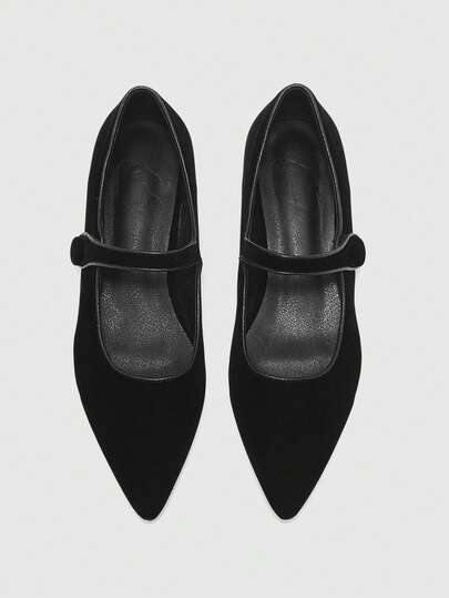 CUCCOO BIZCHIC 女士经典时尚鞋款，搭扣装饰，优雅百搭，适合职场、办公室、通勤等各种场合，舒适百搭。