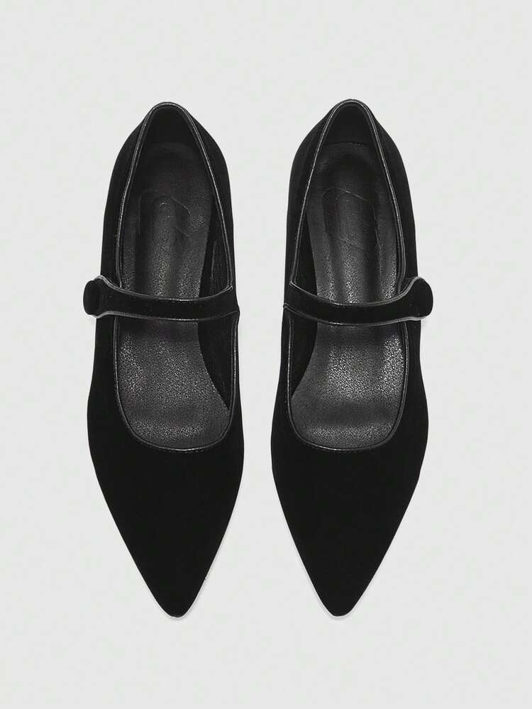 CUCCOO BIZCHIC Women Shoes Classic Fashion Women's Shoes Buckle Decoration Elegant Wear Workplace Office Commute Comfortable Women's Shoes
