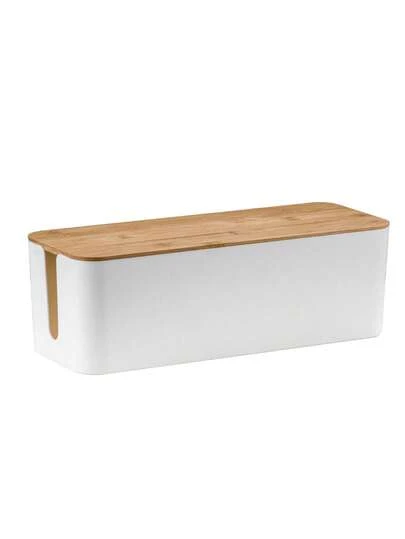 1 Hộp đựng cáp lớn – Hộp bảo vệ cáp kiểu vân gỗ, hộp sắp xếp cáp kiểu vân gỗ có nắp, hộp đựng bộ sạc và cuộn cáp, quản lý cáp trên bàn làm việc, hộp đựng cáp nguồn và cáp sạc có nắp đậy – Sắp xếp cáp, cáp dữ liệu và các loại dây khác nhau – Quản lý ổ cắm tiết kiệm không gian trên bàn làm việc, thích hợp cho nhà bếp, phòng khách, phòng ngủ, văn phòng và phòng ăn.