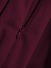 Olithes Women's Casual Pleated Skirt, Versatile For Spring & Autumn - Red Violet - View 4