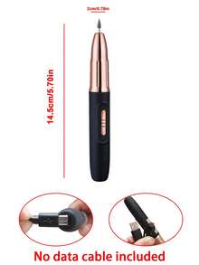 Teckwe 专业美甲打磨套装，USB充电式美甲磨甲器，300mAh大容量锂电池，美甲足部护理套装，家用美甲磨甲套装，美甲抛光工具（不含充电线） - 彩色 - 查看 5