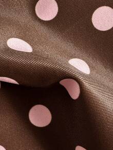 Swim Mod 女士 26SS 新款波点印花双面 V 领露背三角比基尼三件套，甜美海滩假日 - 彩色 - 查看 5