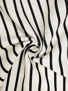 Resyla 女士长裤 / 女士居家户外运动裤 / 条纹设计 / 休闲百搭女士运动裤 / 夏季宽松修身直筒运动裤 / 女士条纹刺绣长裤 / 夏季 - 彩色 - 查看 3