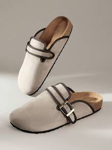 Solecia 女士通勤时尚百搭日常旅行休闲半截拖鞋 - 灰色 - 查看 6