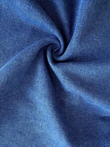 GlowEve Women's Casual Sleeveless Denim Top, Summer - Blue - View 5