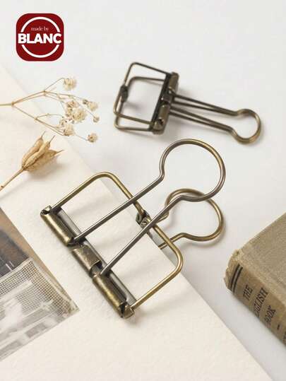 Madebyblanc 3.2cm Hollow-Out Long Tail Binder Clips, Cute Colorful Office File Clamps For Journals, Documents, And Exam Papers, Decorative And Functional Stationery For School And Work, Swallowtail Design With Secure Grip, Perfect For Organizing And Creative Displays.