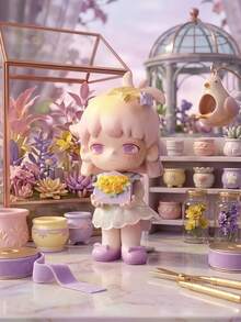 POKOJA LAND Blind Box 1pc Pastoral Garden & Fantasy-Themed Collectible Figure Blind Box, 9 Regular Models + 1 Hidden Style Character Doll, Flower/Butterfly/Water Element Accents With Pastel Color Palette, Ideal For Desk Decor, Room Display, Party Favors & Festival Gifting, Perfect Surprise Present For Collectors & Friends Seeking Unique Daily Accents & Home Decor Pieces(Non- Filling) - Tide play blind box - View 7