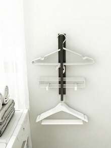 1 cái giá treo quần áo tự dính, giá đỡ móc treo tự dính dùng cho máy giặt và máy sấy, giúp tiết kiệm không gian phòng giặt, đồ dùng thiết yếu cho sinh viên. - Nhiều màu - Xem 8