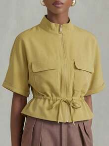 Women Blouses & Shirts - 黃色 - 查看 5