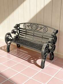 MINKOJA Mô hình ghế đá công viên thu nhỏ | Chất liệu nhựa đen | Thiết kế vát cạnh tinh tế | Thích hợp trang trí nhà búp bê và vườn cổ tích | Không cần nguồn điện | Chế tác tinh xảo, Quà tặng Phục Sinh, Đồ vật thu nhỏ. - Nhiều màu - Xem 7