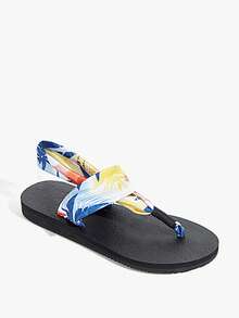Grefit 2026 Rhinestone Thick-Sole Flip Flops | Summer Outdoor Comfortable Soft Bottom Non-Slip | Thick Sole Heighten Leg Flattering Beach Holiday Photo Prop, Multiple Colors (Asymmetrical Print Pattern) Beach Outfit Flip Flops - silk scarf - View 2