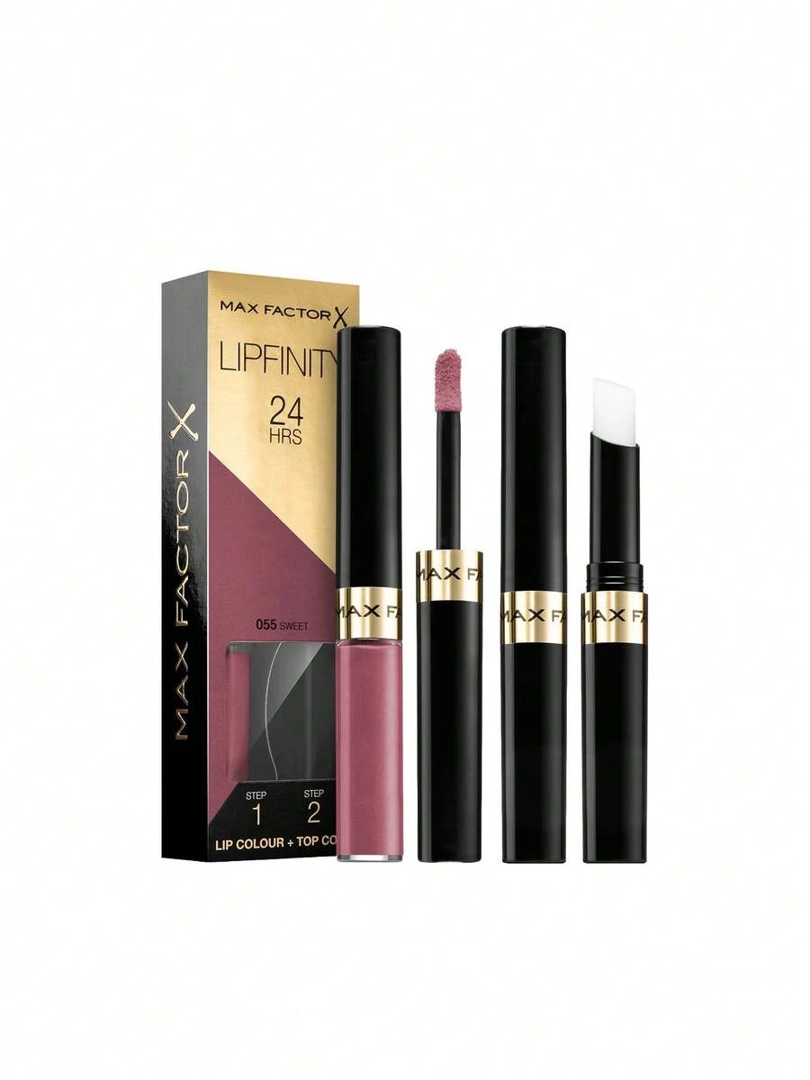 Max Factor Lipfinity Liquid Lipstick 055 Sweet Duo Set - 5 Dolce - View 1