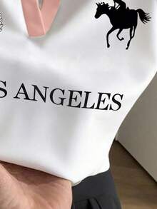 Áo polo trắng dành cho nữ tuổi teen với họa tiết số 23 kiểu cổ điển, hình cô gái cưỡi ngựa, dáng ôm, thích hợp cho những buổi đi chơi thường ngày mùa xuân/hè, thoải mái khi mặc hàng ngày, đa năng, thiết kế phối màu cổ điển, phù hợp cho mọi mùa. - Nhiều màu - Xem 3