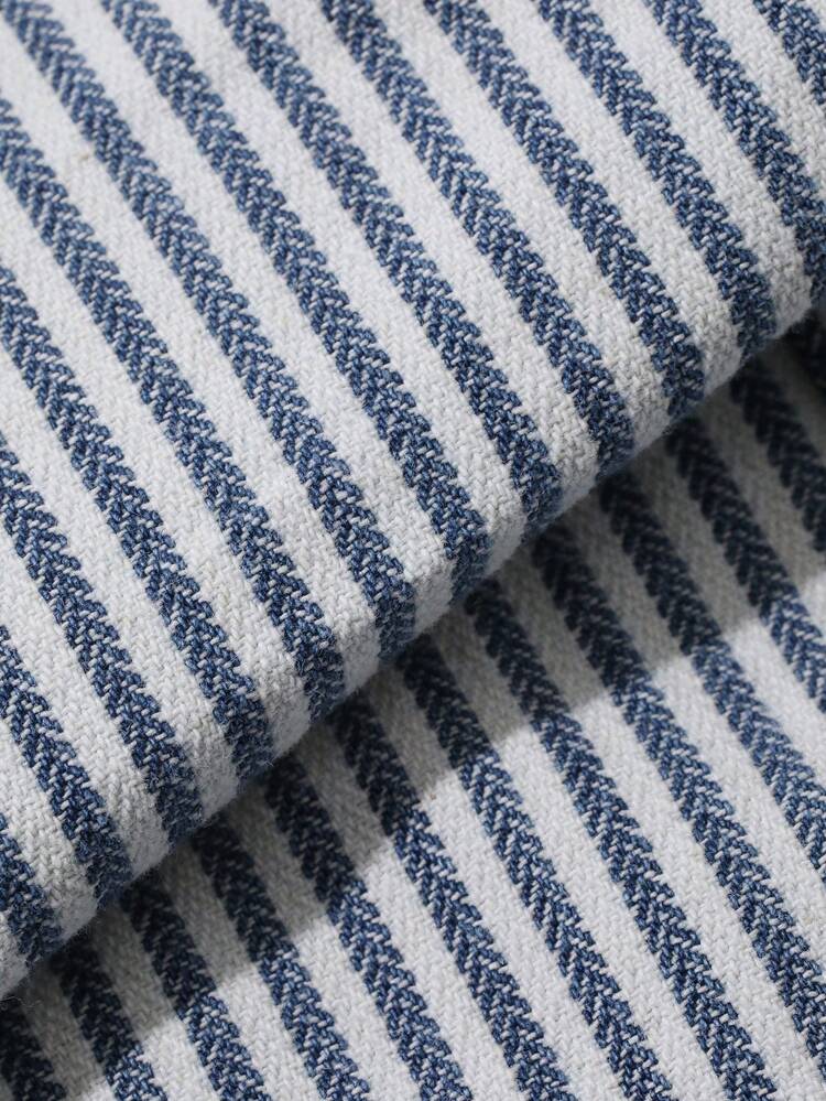 Contrast Stripe Elastic Waist Casual Shorts, Slim Fit, For Toddler Boys (Small)