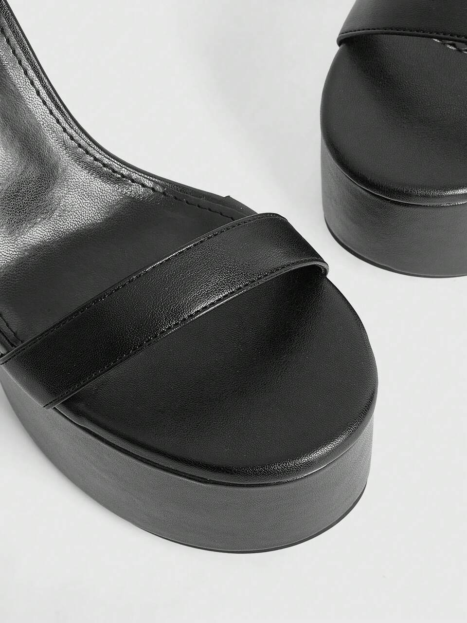 CUCCOO LuxiPop Women's Shoes Are Versatile, Platform Black High-Heeled Sandals, Nightclub Wear, Holiday Atmosphere, Summer Wear, A Must For Travel Summer Shoes