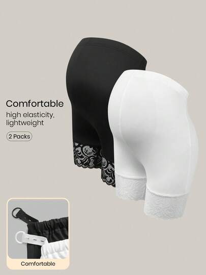 Modmama 孕妇纯色撞色蕾丝舒适内裤