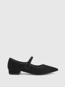 CUCCOO BIZCHIC Chaussures femme classiques et mode, avec décoration boucle, élégantes pour le travail, le bureau et les déplacements. Chaussures femme confortables. - Noir - Voir 2