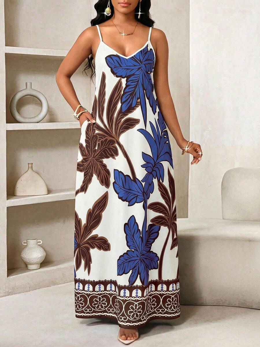 SHEIN Lady Váy dự tiệc cho nữ, váy đi nghỉ mát - Nhiều màu - Xem 1