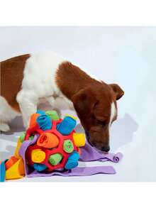 1 quả bóng đồ chơi cho chó, có thể giấu thức ăn và bong bóng, đồ chơi xếp hình bằng cao su giúp phát triển trí thông minh và tăng cường sức khỏe thể chất. - Nhiều màu - Xem 2