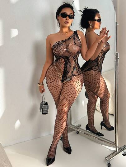 ChaseTheNight 大码性感连体袜