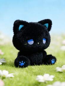 POKOJA LAND 可爱的小猫毛绒玩偶，Emo风格猫咪玩偶，多种颜色和款式可选，渐变色眼睛混色小猫，柔软面料，是送给朋友、男女朋友或家人的精致毛绒礼物，也是生日礼物、节日礼物和床头装饰的首选。 - 彩色 - 查看 13