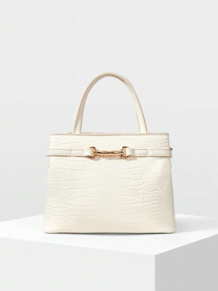 FASHION ALLIGATOR PATTERN HANDBAG