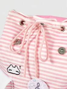 Mochila Casual Versátil, Impermeable y Portátil para Viajes al Aire Libre - Rosa - Ver 5
