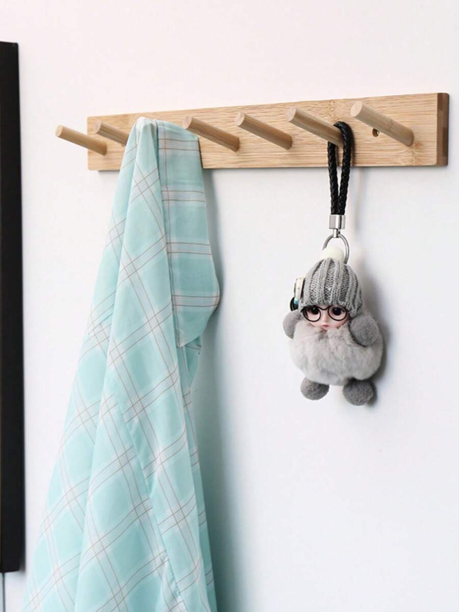 Móc treo quần áo gắn tường không cần khoan, 1 mảnh, thích hợp cho phòng ngủ, nhà bếp, phòng tắm, tường lối vào và khu vực hành lang. - Nhiều màu - Xem 1