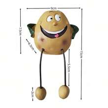 Joivida 1件，菠萝、香蕉、柠檬、橙子等水果造型可爱雕塑摆件，适合摆放在玄关书架、书桌、客厅茶几，也可用于情人节、感恩节、圣诞节、丰收节等节日装饰。 - 多色 - 查看 19