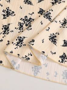 Sparklyn 少女休闲优雅可爱泡泡袖A字连衣裙，圆领，绿色蝴蝶结连衣裙，适合春季、夏季、秋季、户外活动、度假、上学穿着。 - 彩色 - 查看 7