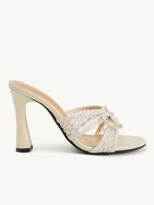 CUCCOO CHICEST Wemen Shoes Spring/Summer Fashion High Heel Sandals Summer Shoes Wedding Shoes Bride Shoes - Apricot - View 3