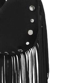 Maija 女士单肩包、流浪包、手提包、流苏包、复古包、铆钉包、经典包、时尚包、优雅包、简约包、个性化包、百搭包、经典包，适合通勤、办公、约会、日常、购物、下午茶等场合。 - 黑色 - 查看 6