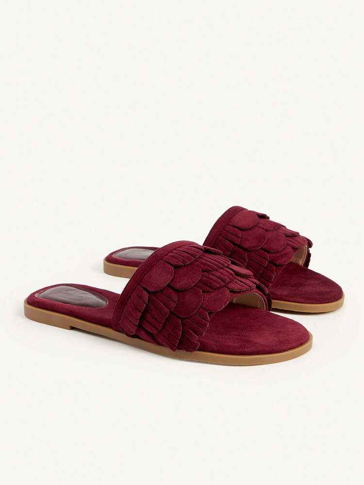 CUCCOO CHICEST Simple And Versatile Temperament Comfortable Fashion Generous Commuter Vacation Beach Flat Sandals Summer Shoes Wedding Shoes Bride Shoes