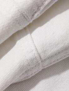 Dazy Kids Young Boy Solid Color Casual Versatile Daily Wear Pants - White - View 3